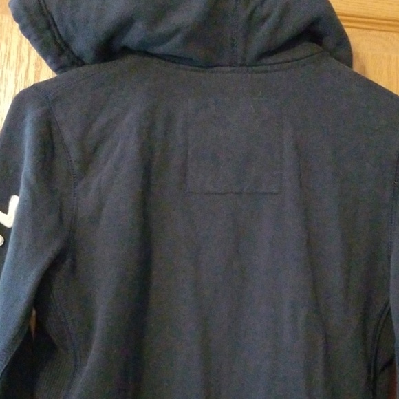Hollister Dark Blue Sweatshirt Jacket with Hood - Picture 6 of 6